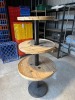 3 Tier Wood Display Unit. Size H148cm.