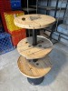 3 Tier Wood Display Unit. Size H148cm. - 2