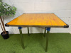 Folding Card Table with Reversible Top. Size 88 x 88cm. - 3