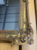 Antique Style Gilt Gold Plaster Ornate Framed Mirror. Size 70 x 60cm. NOTE: requires minor repair as pictured/viewed. - 3