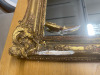 Antique Style Gilt Gold Plaster Ornate Framed Mirror. Size 70 x 60cm. NOTE: requires minor repair as pictured/viewed. - 5