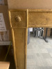 Reproduction MDF, Gold Leaf Style Framed Mirror. Size 115 x 86cm. - 2