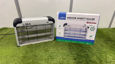 2 x Liba Indoor Insect Killers to Include: 1 x Boxed/New. NOTE: 1 x Spares & Repair