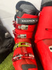 Salomon X-Wave 7.0 Flex 80 Sensifit Mens Ski Boots in Red, with Rossignol Carry Bag. Size 325mm. - 2