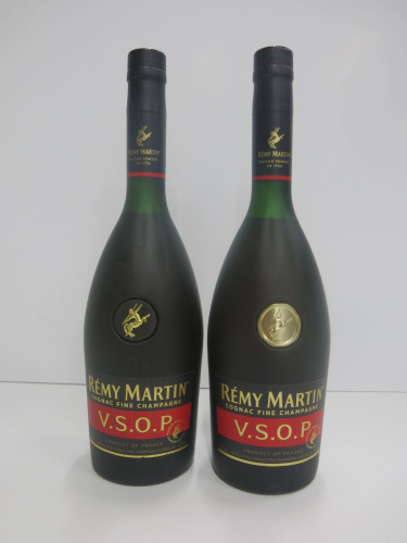 2 x Bottles of Remy Martin V.S.O.P Cognac Fine Champagne, 700ml.