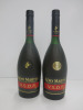 2 x Bottles of Remy Martin V.S.O.P Cognac Fine Champagne, 700ml.
