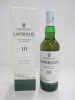 Bottle of Laphroaig Islay Single Malt Scotch Whisky, Aged 10 Years, in Original Box, 700ml.