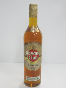 Bottle of Havana Club Especial Oak Barrel Aged Rum, 700ml.