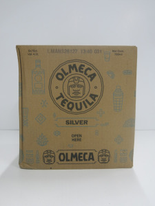 Case of 6 Bottles of Olmeca Silver Tequila, 700ml.