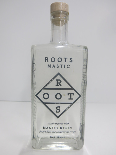 Bottle of Roots Mastic Craft Liqueur, 700ml.