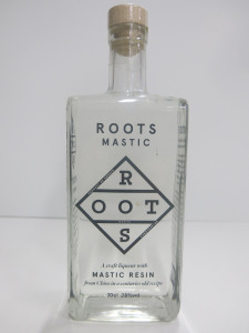 Bottle of Roots Mastic Craft Liqueur, 700ml.