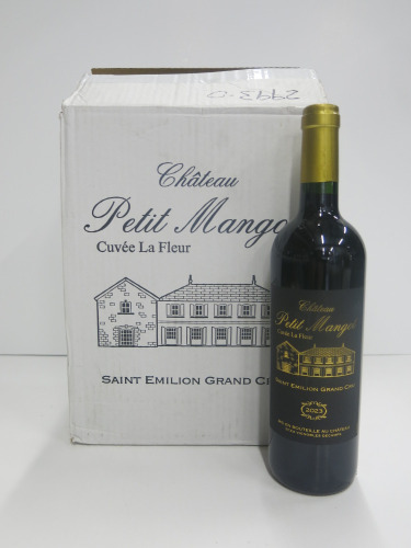 Case of 6 Bottles of Petit Mangot Cuvee La Fleur Saint Emilion Grand Cru, 750ml.