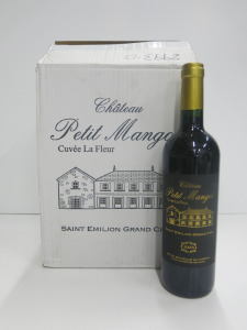Case of 6 Bottles of Petit Mangot Cuvee La Fleur Saint Emilion Grand Cru, 750ml.