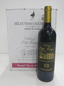 Case of 6 Bottles of Petit Mangot Cuvee La Fleur Saint Emilion Grand Cru, 750ml.