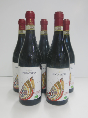 5 x Bottles of Santa Tresa Cerasuolo Di Vittoria, 2021, 750ml.