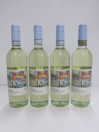4 x Bottles of Delle Venezie Pinot Grigio, 2023, 750ml.