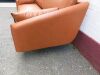 Stua Manufactured 'Costura Linear 2 Seater Sofa' by Designer Jon Gasca, in Elmo Baltique Leather with 2 Cushions. Size H70 x W210 x D90cm. RRP &pound;9500. - 5