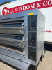 Sveba Dahlen AB 3 Deck Mobile Pizza Oven, Model DC-33P, S/N 248818-1/1810, 3 Phase. - 4