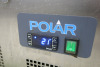 Polar Upright Stainless Steel Fridge, Model G590-02, S/N 20098412.Size H193 x W70 x D70cm. - 2
