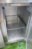 Foster 3 Door Stainless Steel Counter Fridge, Model XR3H, S/N E5379652. Size H85 x W178 x D70cm. Note: missing display facia. - 2
