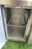 Foster 3 Door Stainless Steel Counter Fridge, Model XR3H, S/N E5379652. Size H85 x W178 x D70cm. Note: missing display facia. - 4