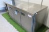 Foster 3 Door Stainless Steel Counter Fridge, Model XR3H, S/N E5379652. Size H85 x W178 x D70cm. Note: missing display facia. - 5