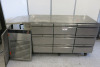 Foster 9 Drawer Stainless Steel Counter Fridge, Model EP1/3H, E5380210, Size H84 x W187 x D70cm. NOTE: spares or repair.
