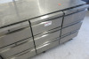 Foster 9 Drawer Stainless Steel Counter Fridge, Model EP1/3H, E5380210, Size H84 x W187 x D70cm. NOTE: spares or repair. - 4