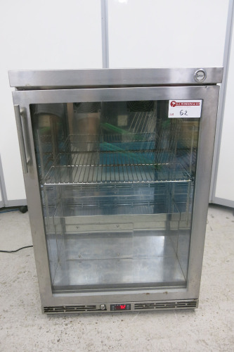 IMC Ventus Single Glass Door Bottle Cooler, Model V60, S/N 760217881, Size H90 x W60 x D50cm.