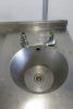 Stainless Steel Large Bowl Sink with Swan Neck Tap & Integrated Smaller Second Basin Sink. Size H90 x W155 x D75cm. - 3