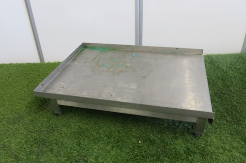Stainless Steel Table Top Shelf, Size H15 x W68 x D50cm