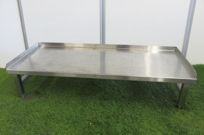 Stainless Steel Table Top Shelf, Size H25 x W100 x D40cm.