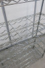 Stainless Steel 7 Shelf Wire Bottle Rack, Size H130 x W90 x D35cm. - 2
