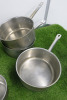 12 x Assorted Sized Sauce Pans. - 2