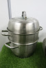 Lot of Kitchen Accessories to Include: 3 x Frying Pans, 3 x Woks, 9 x Metal Trays, 6 x Sieves, 1 x Steamer, 1 x Batter Dispenser, 1 x Funnel & 4 x Small Buckets. - 6