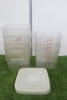 7 x Storage Containers & 5 x Lids to Include: 2 x 30pt & 5 x 20pt.