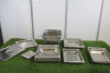 11 x Assorted sized GN Containers & 2 x Lids.