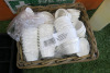 17 x Assorted Sized Plastic Sauce Bottles with 20 x Tops , 2 x Plastic Measuring Jugs, Large Quantity of Plastic Ramekin Dishes & 4 x Cake Moulds. - 2