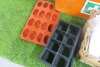 17 x Assorted Sized Plastic Sauce Bottles with 20 x Tops , 2 x Plastic Measuring Jugs, Large Quantity of Plastic Ramekin Dishes & 4 x Cake Moulds. - 3