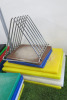 24 x Assorted Sized Chopping Boards with 2 x Metal Chopping Board Racks. - 3