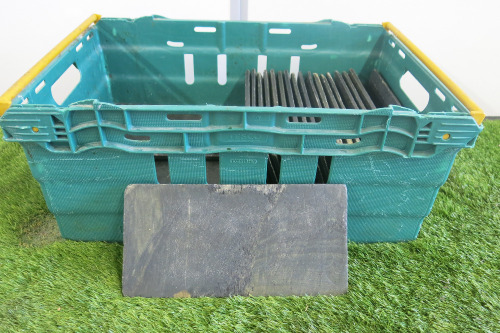 24 x Slate Plates, Size 15 x 30cm. NOTE: crate not included.