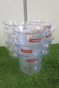 9 x Cusquena Plastic Beer Buckets.