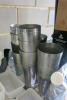 Large Quantity of Bar Accessories to Include: Serving Trays, Ice Scoops, Bar Tidy's, Cocktail Shakers, Rubber Mats, Metal Drip Trays, Boxes of Cocktail Paper Straws, Sieves, Stoppers, Measures, Stirrers, Tongs, 3 x Bottles of Angostura Bitters, 2 x Funki - 4
