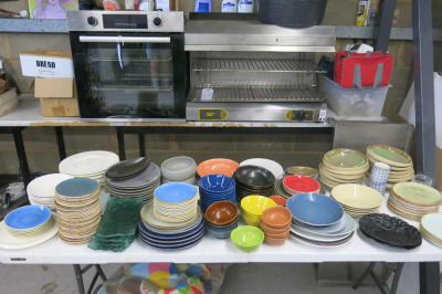 Approx 190 Pieces of Assorted Crockery to Include, Plates, Bowls, Side Plates, Serving Dishes etc (As Viewed/Pictured).