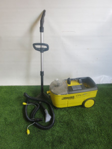 Karcher Puzzi 200 Professional Spray Extraction Carpet Cleaner. Comes with Attachments (As Viewed/Pictured).