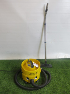 Numatic James Vacuum Cleaner, Model JVP-180-1. Comes with Hose & Attachment. NOTE: no power.