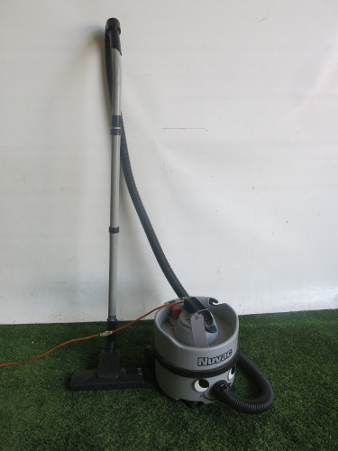 Numatic Nuvac Vacuum Cleaner, Model VNP 180-11. Comes with Hose & Brush.