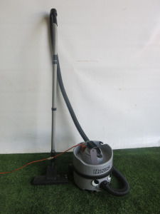 Numatic Nuvac Vacuum Cleaner, Model VNP 180-11. Comes with Hose & Brush.