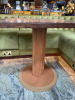 10 x Wooden Top Square Dining/Restaurant Tables on Column Fluted Base. Size 75 x 75cm. - 6