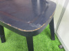 4 x Gervasoni 23, Blue Wooden Dining Chairs. - 7